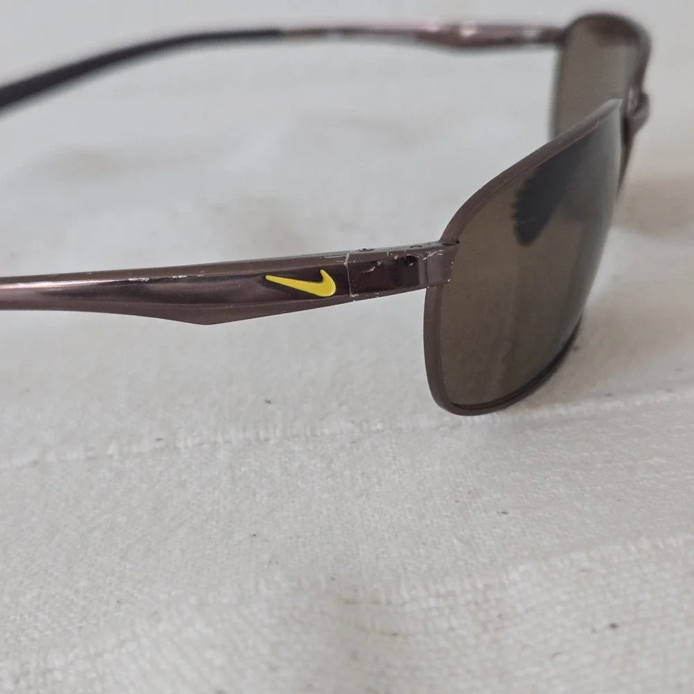 Nike Avid EV0569 203 Brown Wrap Sunglasses Frames 61-16 135 Designer Men Women